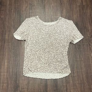 Leopard American Eagle Baby Tee